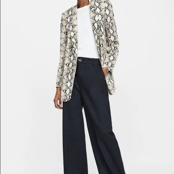 Zara Jackets & Blazers - Zara Snake Skin Blazer